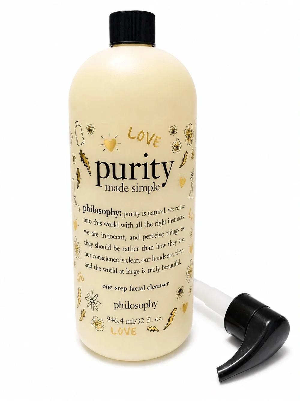 Philosophy Purity Made Simple One Step Facial Cleanser 32Oz Sealed W/pump